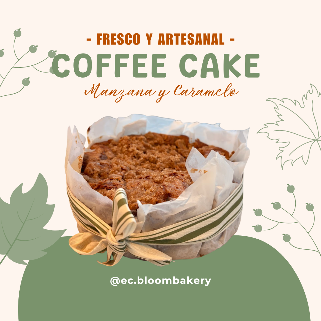 Coffe Cake de Manzana + Caramelo = El dúo dinámico 🍎🔥