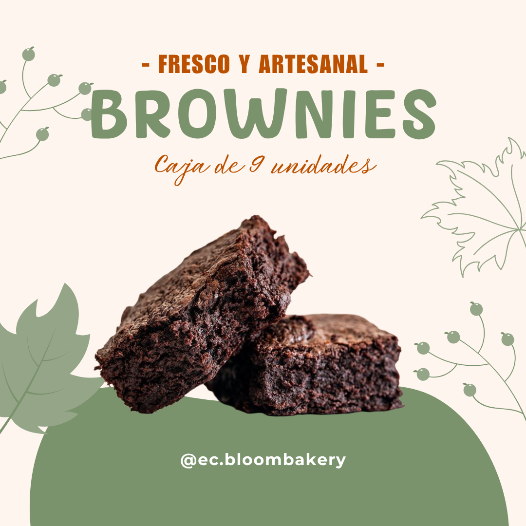 Caja brownies (9 unidades)