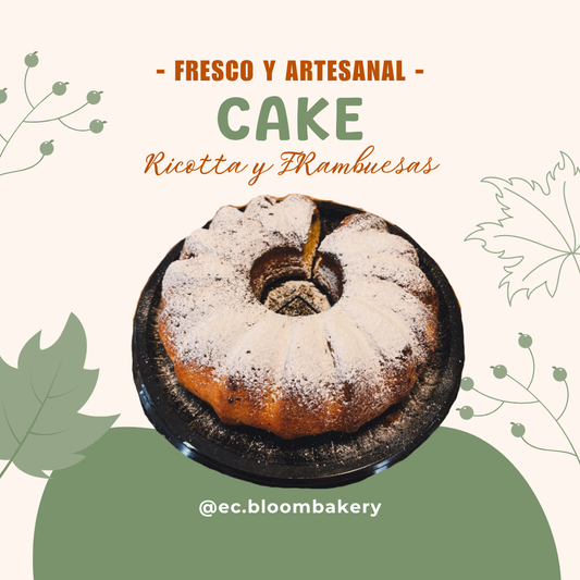 Cake de Ricotta y Frambuesas 🥮